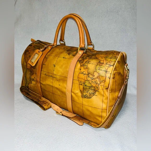 ALVIERO Martini World Map Boston Bag - Picture 2 of 13